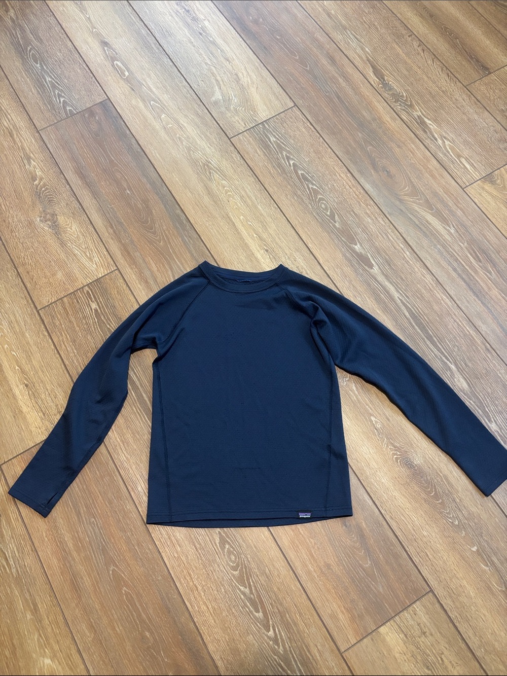 Patagonia capilene base layer Navy Long-Sleeve Crew for Kids M 10